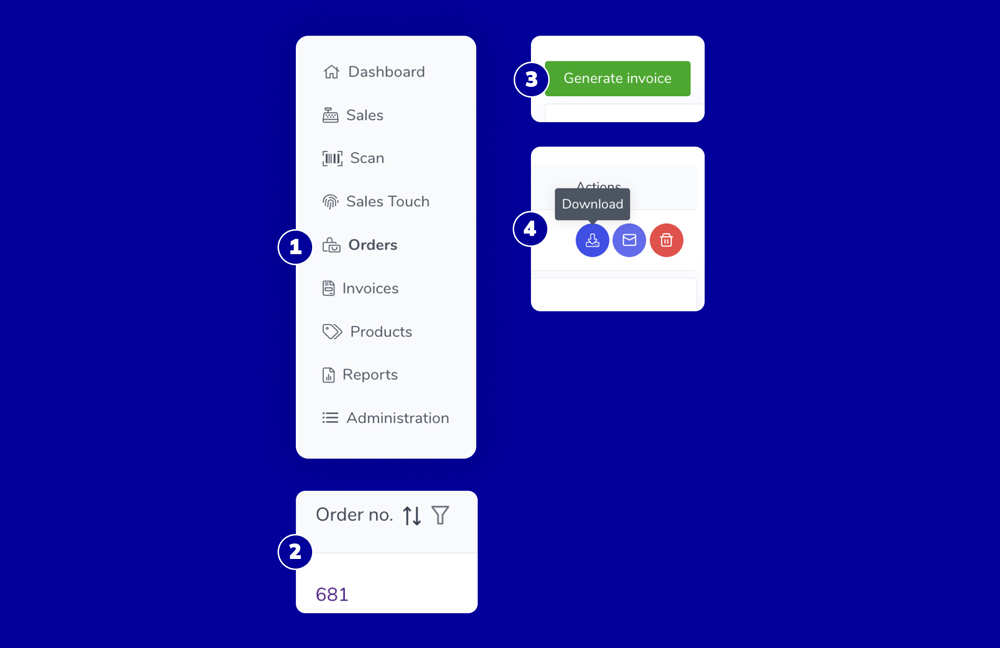 How to issue an invoice through Paysera POS?